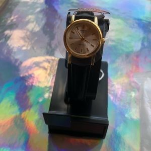 Casio Accessories - Casio Women’s Black Leather Watch Casio Accessories - Casio Women’s Black Leather Watch